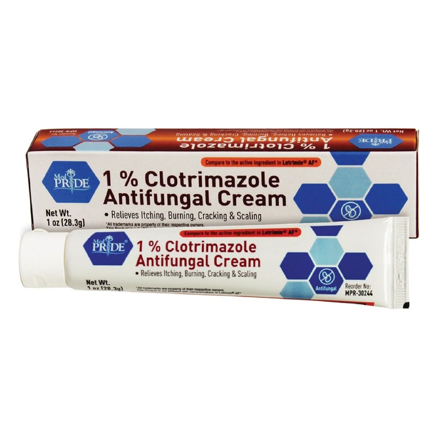 Clotrimazole 1% Antifungal Cream - 1 oz. Tubes - Indv. Boxed