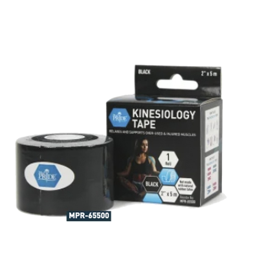 Kinesiology Tape - Black - 2" x 5m