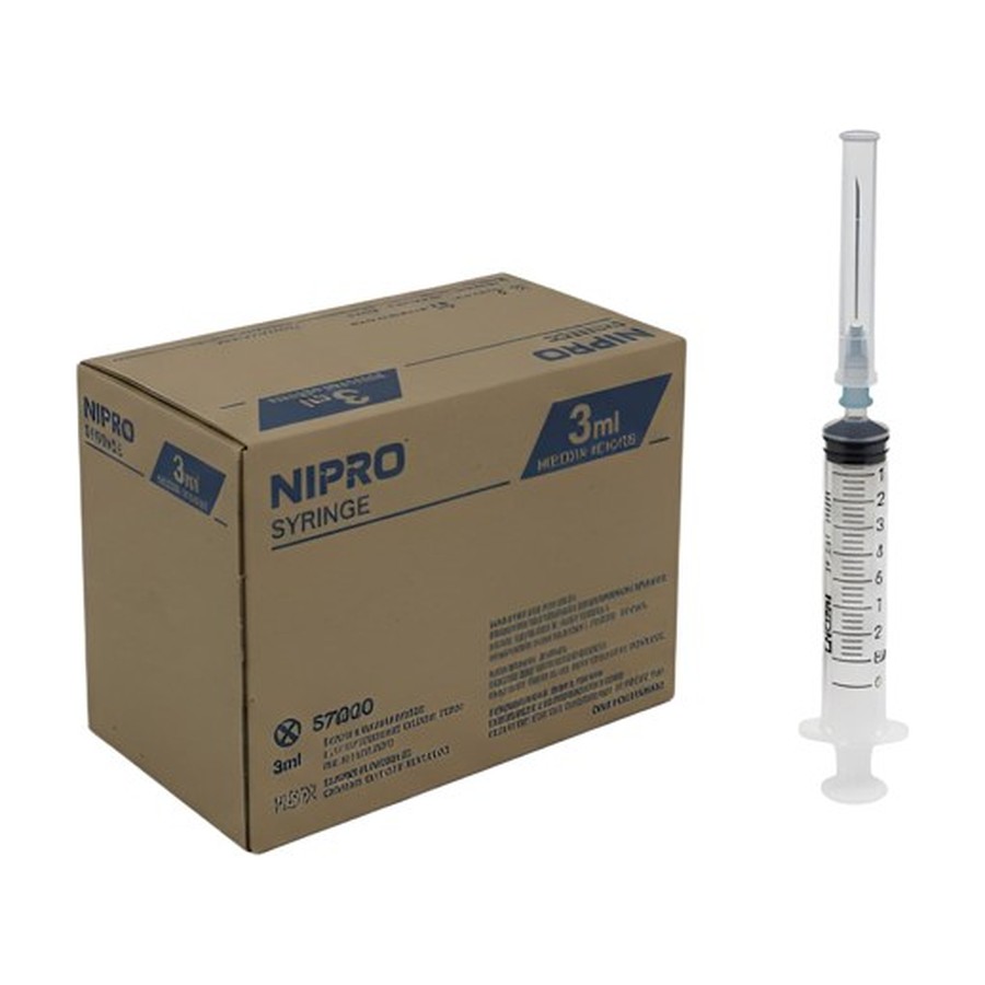 Syringe 5cc Lock c/o needle